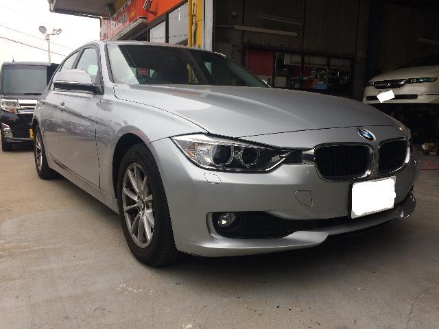 BMW 320d バンパー キズ 修理 坂出市 板金 塗装