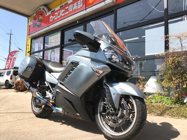 カワサキ 1400GTR カウル キズ パニアケース キズ バイク 修理 鈑金 塗装  丸亀 香川