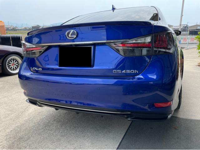 レクサス GS300h AWL10 純正 TRD スポイラー エアロ 取付け レクサス GS300h AWL10 純正 TRD スポイラー エアロ 取付け