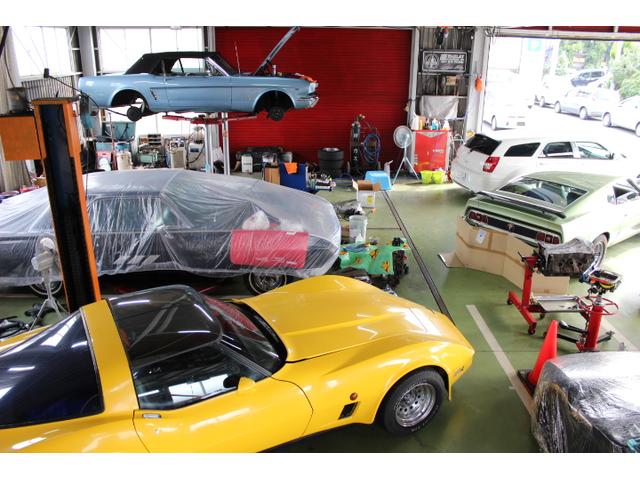認証工場完備で、アメ車の事なら何でもお任せ下さい！