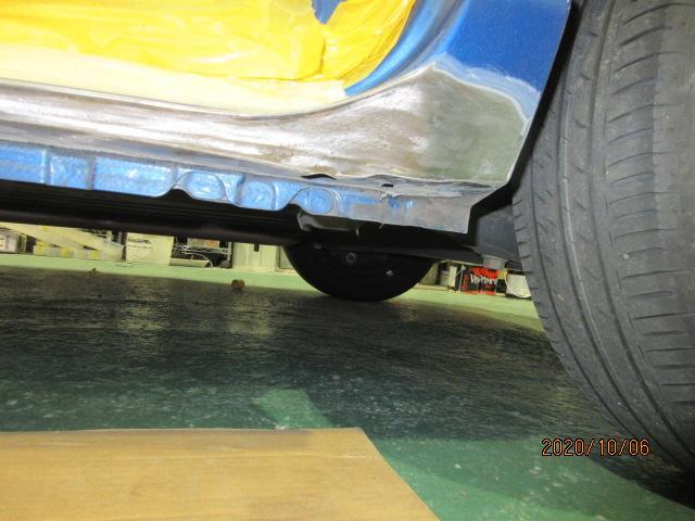 トヨタ　シエンタ　左側面修理　傷凹み　ステップ　サイドシル
福島市　自動車　車　板金塗装　鈑金塗装　保険修理　