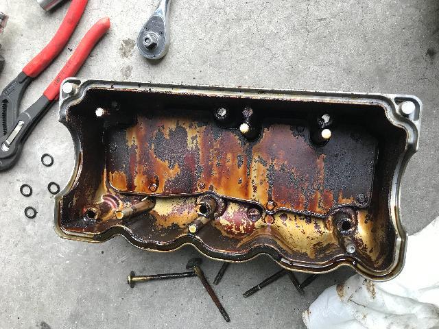 スバルサンバーオイル漏れ修理