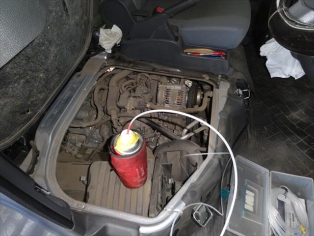 ハイゼット　ＡＴＦ交換　エンジンリフレッシュ　古河市