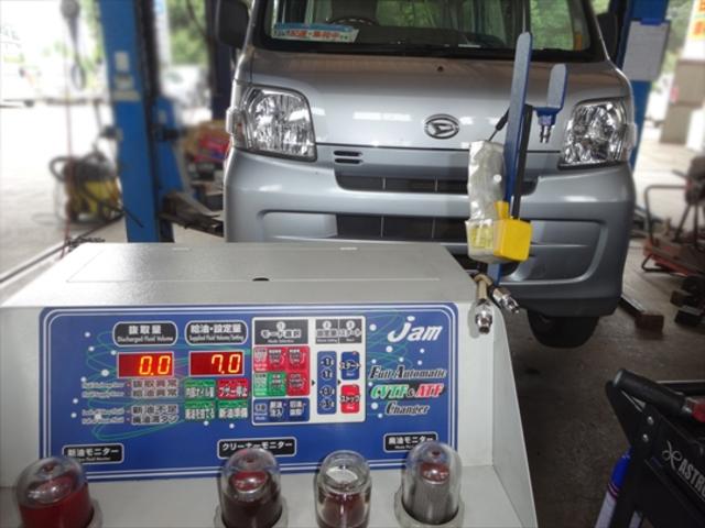 ハイゼット　ＡＴＦ交換　エンジンリフレッシュ　古河市