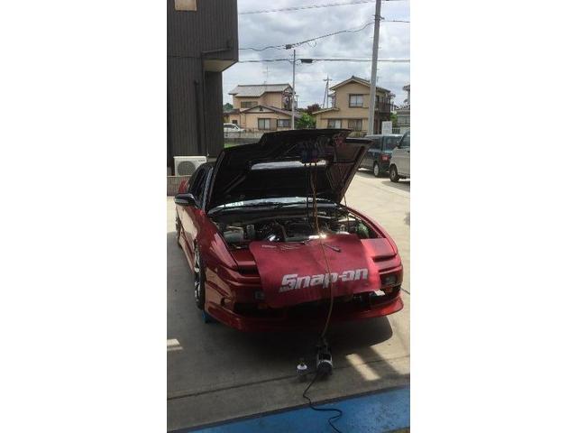 日産 180SX 事故 修理 オリジンパーツ カーボンボンネット ツインダクトフェンダー MOTUL オイル交換 整備 整備工場 修理工場 車検 茨城県 龍ケ崎市 取手 藤代 牛久 つくば つくばみらい 守谷 稲敷 NUTEC