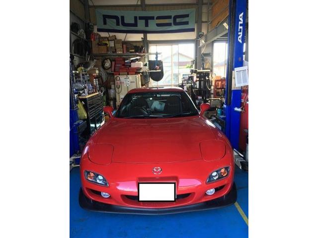 マツダ　ＲＸ７　ＦＤ３Ｓ　お持込　マフラ－　交換　整備　修理　整備工場　修理工場　車検　点検　任意保険　茨城　龍ヶ崎　取手　牛久　つくば　つくばみらい　守谷　稲敷　ＮＵＴＥＣ 