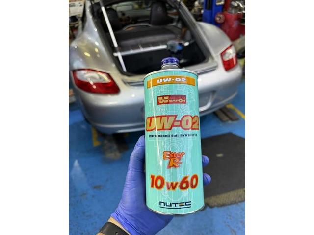 ポルシェ　ケイマン　エンジンオイル　ＵＷ-０２交換　整備　修理　車検　点検　任意保険　茨城　龍ヶ崎　取手　牛久　つくば　つくば　ＮＵＴＥＣ