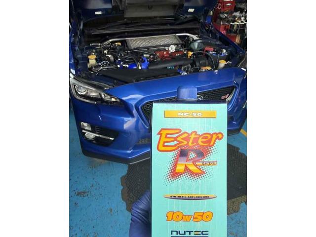スバル　ＷＲＸ ＳＴＩ　エンジンオイル＆エレメント　エンジンオイル漏れ止め　エアコンコンプブ－スト
ＮＣ５０　ＮＣ８１＋　ＮＣ２００　交換　整備　修理　車検　点検　任意保険　茨城　龍ヶ崎　取手　牛久　つくば　つくば　ＮＵＴＥＣ