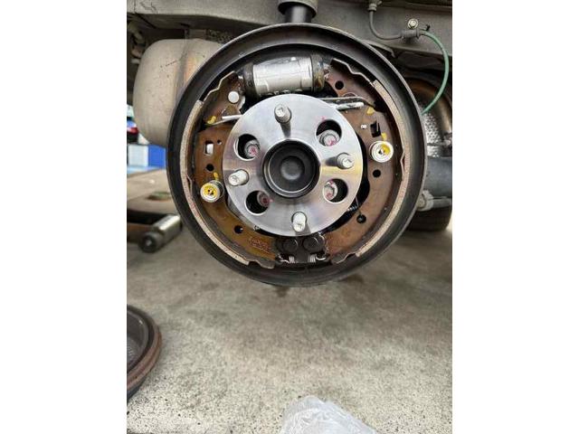 トヨタ カローラフィールダー 車検整備 エンジンオイル&エレメント マフラ-音 うるさい リヤハブベアリング うなり音 交換 整備 修理 車検 点検 任意保険 茨城 龍ヶ崎 取手 牛久 つくば つくば NUTEC