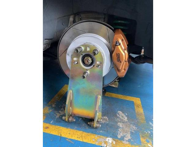 スバル　インプレッサ　リヤ足回り　キコキコ音　リヤアッパ－ア－ム交換　整備　修理　車検　点検　任意保険　茨城　龍ヶ崎　取手　牛久　つくば　つくば　ＮＵＴＥＣ