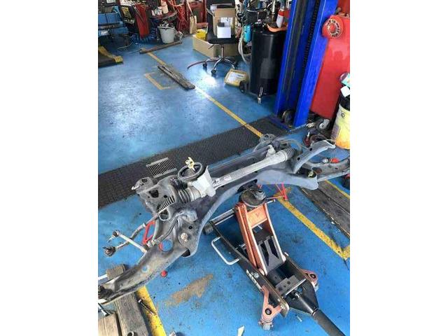 日産　ノート　サスペンション 足回り損傷　縁石　乗り上げ　走行不能　交換　整備　修理　車検　点検　任意保険　茨城　龍ヶ崎　取手　牛久　つくば　つくば　ＮＵＴＥＣ