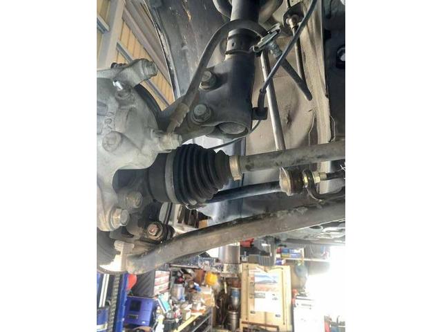 日産　ノート　サスペンション 足回り損傷　縁石　乗り上げ　走行不能　交換　整備　修理　車検　点検　任意保険　茨城　龍ヶ崎　取手　牛久　つくば　つくば　ＮＵＴＥＣ