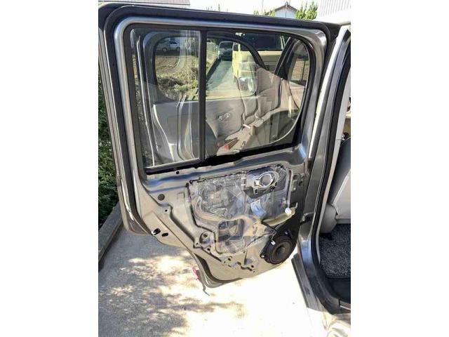 日産　キューブ　リヤドアへこみ　リヤフェンダ－　板金　交換　整備　修理　車検　点検　任意保険　茨城　龍ヶ崎　取手　牛久　つくば　つくば　ＮＵＴＥＣ