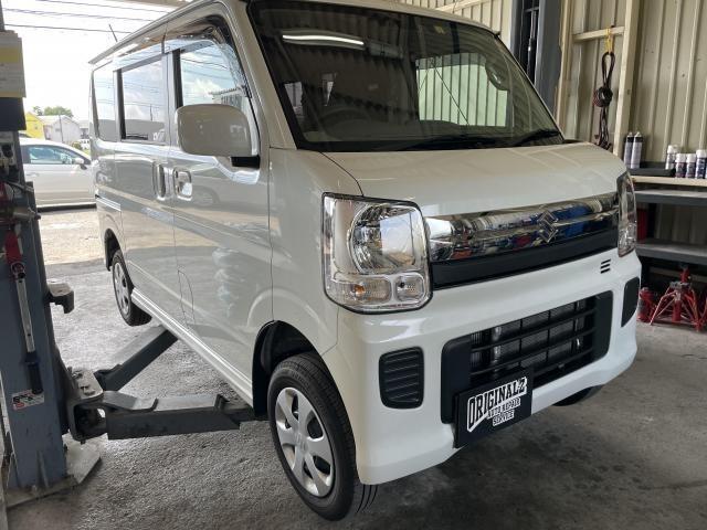 スズキ エブリィ DA17 カスタム 中古車販売 車検 整備 鈑金 塗装 事故修理 代車あり キズヘコミ デントリペア 水戸市 ひたちなか市 茨城町