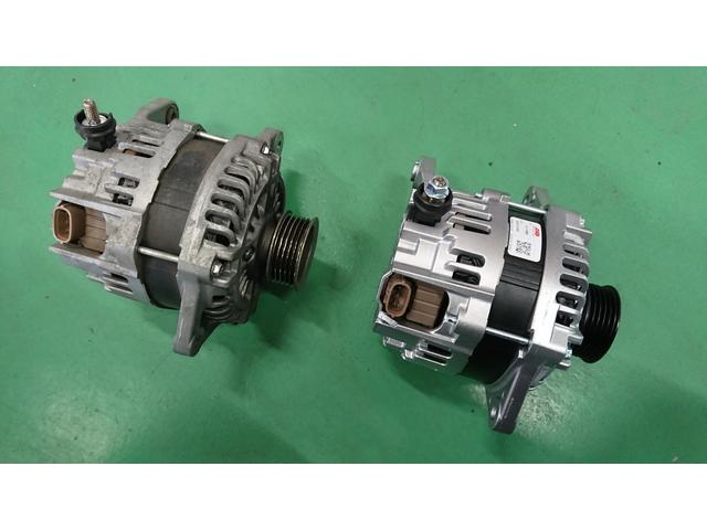 レガシィ BR9 オルタネーター取替 リビルト 埼玉県児玉郡 美里町