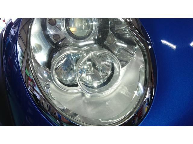 ミニクーパー R50 R53 R56 ヘッドライト再生 新技術 ドリームコート 黄ばみ 除去 コーティング 埼玉県児玉郡 美里町