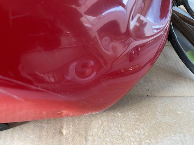 バイク　タンク　鈑金　塗装　修理