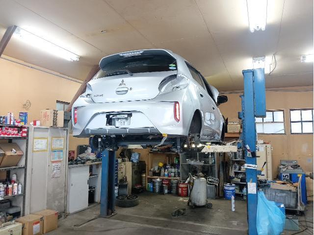 三菱　ミラージュ　板金・外装補修