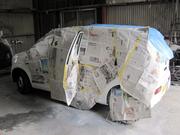 自社塗装ブースを完備！