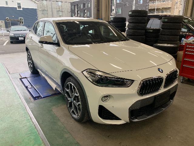 ムーブ キャンバス  GT-C グラステックコート施工 福井市よりご入庫  BMW X2ご入庫