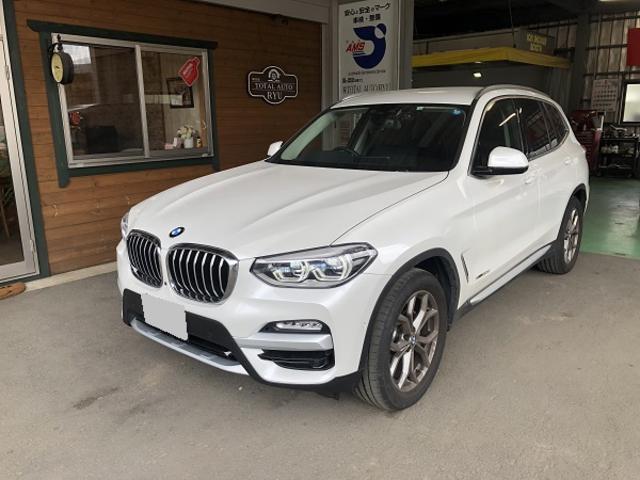 BMW X3 板金・塗装　バンパー、フェンダー