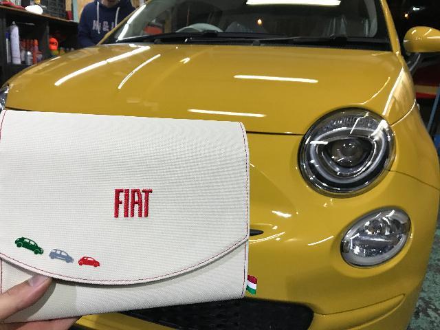 FIAT 500 新車 取り付け ETC リバースチャイム