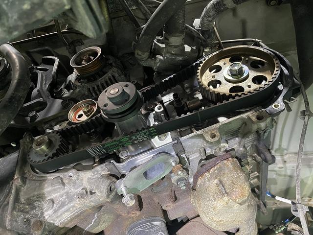 ハイゼット　タイミングベルト交換【三木市　車検・整備】