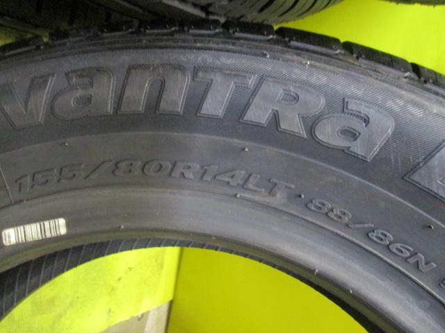 ハンコックバントラＬＴ 未使用バン用サマータイヤ ４本価格 １５５／８０Ｒ１４ＬＴ