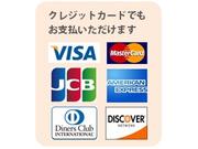 各種クレジットカードご使用可能です。お支払い方法についてもご相談下さい。