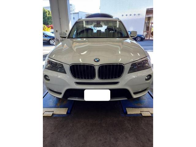 BMW　X3　ブレーキ警告灯点灯