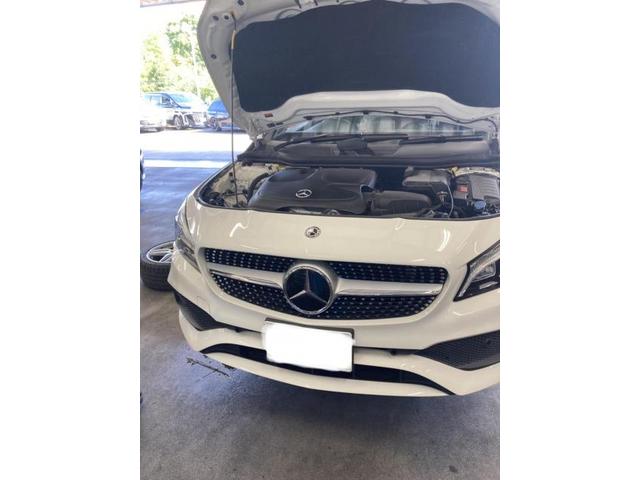 メルセデスベンツ　CLA-CLASS　冷却水センサー交換　修理