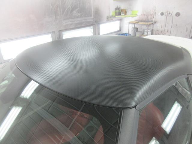 アルファロメオ　４C　ルーフ　ラッピング　岡崎市　三河