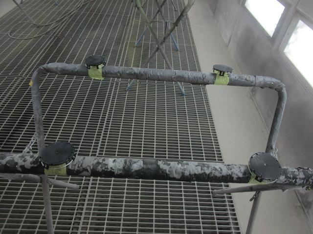 ホイール塗装　つや消し黒