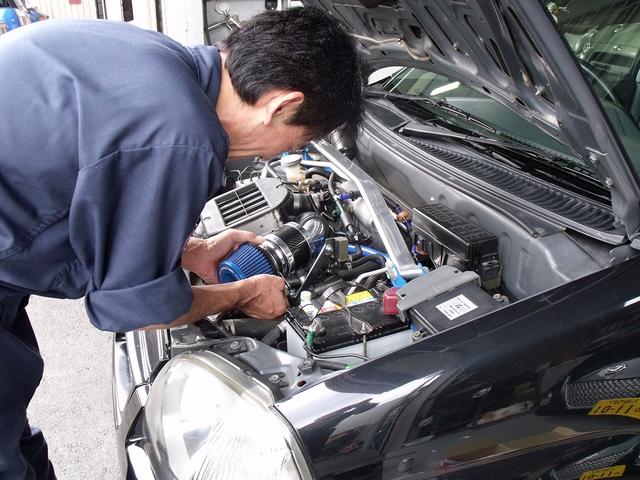 Keiワークス　社外品のエアクリーナー装着