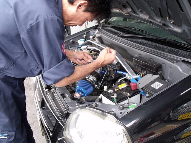 Keiワークス　社外品のエアクリーナー装着