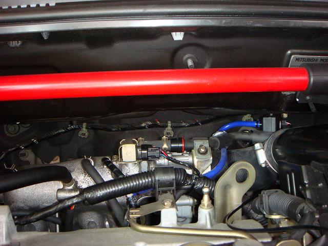 三菱コルト RALLIART Version-Rにブーストメーターを装着