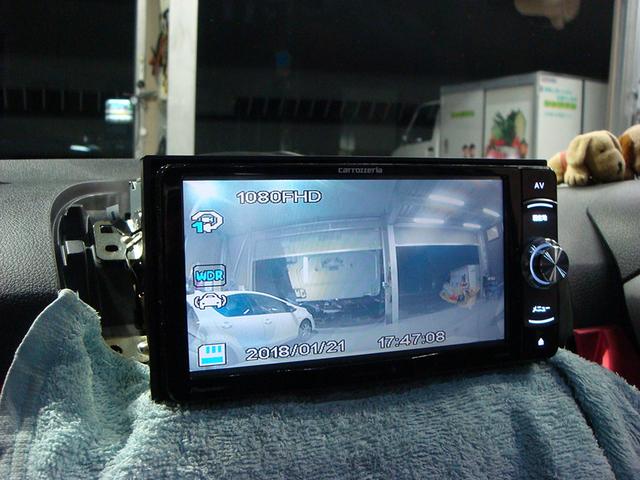 CAST SPORTSにカーナビ連動型のドライブレコーダーを装着