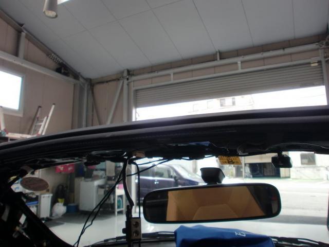 ダイハツ コペン ローブに前後タイプのドラレコを装着いたしました。