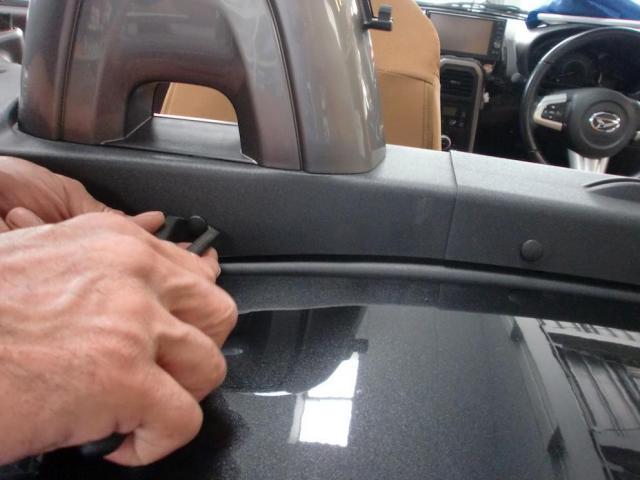 ダイハツ コペン ローブに前後タイプのドラレコを装着いたしました。