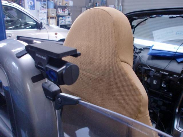 ダイハツ コペン ローブに前後タイプのドラレコを装着いたしました。