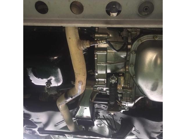 H18　ダイハツ　ムーブ　エンジンオイル漏れ修理、マフラー修理