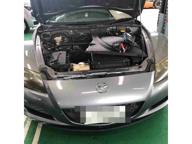 H15　マツダ　RX-8　バッテリー交換