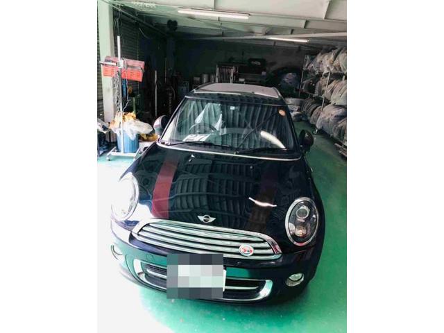 H24　BMW　MINI　タイヤ交換、オイル交換、O2センサー、ボンネットフィルム張替え作業