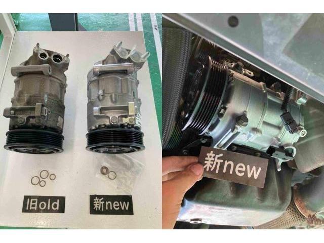 H26 プジョー308 エンジン回り異音修理(コンプレッサー不良 H26 プジョー308 エンジン回り異音修理(コンプレッサー不良