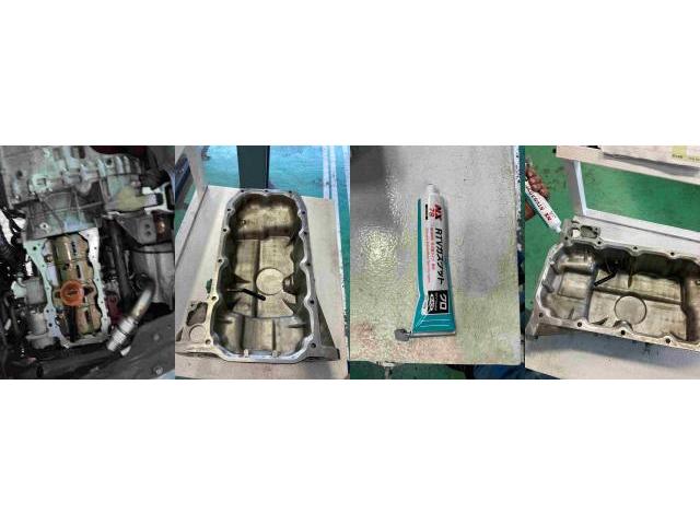 H24　ボルボ　Ｖ６０　オイル漏れ修理