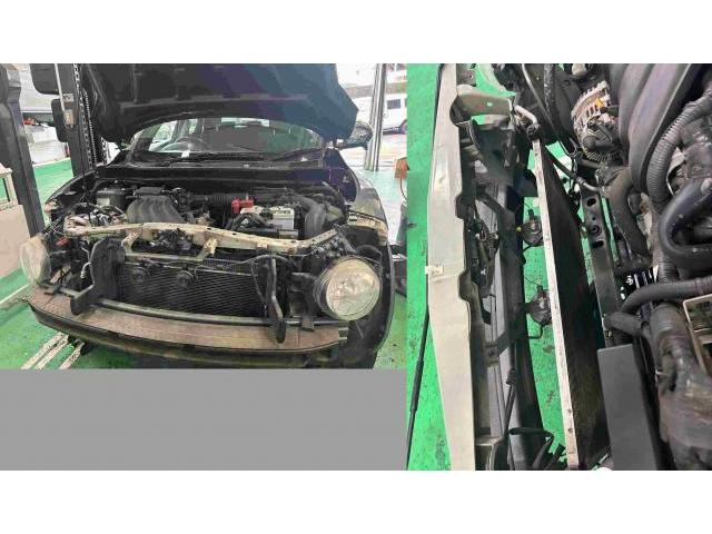 Ｈ24　日産　ジューク　水漏れ修理（ラジエータ）