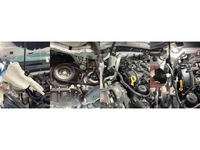 Ｈ２８　フォルクスワーゲン　ゴルフ　車検（タイミングチェーンカバーパッキンよりオイル漏れ）