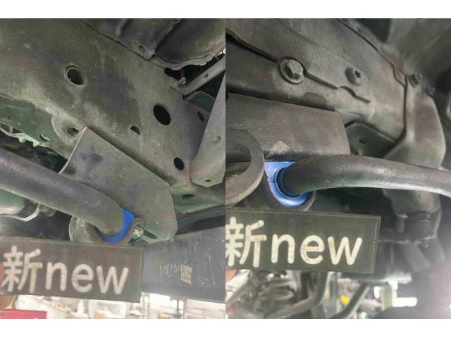 Ｈ13　クライスラージープ　チェロキー　車検（スタビライザリンク、タイロッドエンドブーツ、マフラー腐食）