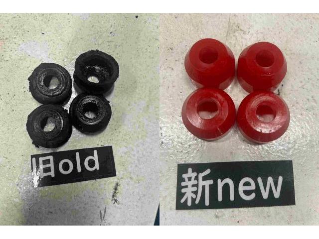 Ｈ13　クライスラージープ　チェロキー　車検（スタビライザリンク、タイロッドエンドブーツ、マフラー腐食）