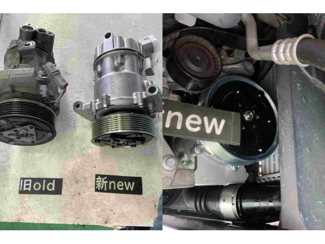 Ｈ２８　ルノー　カングー　エアコン不良、エンジンオイル漏れ修理